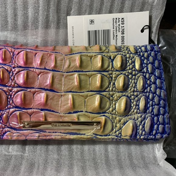 Brahmin Magic Ombre ady wallet NWT STOCK PHOTOS Only main image 1